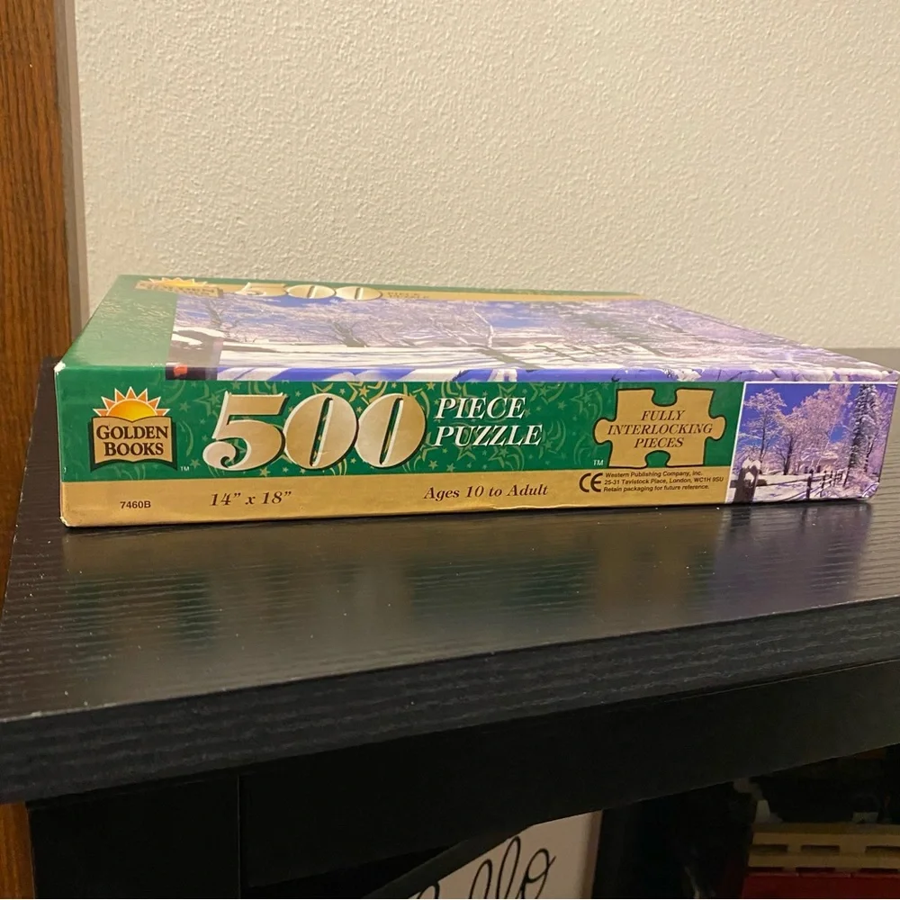 NEW Golden Books 500 Piece
Jigsaw Puzzle Winter Scene - Picture 3 of 5